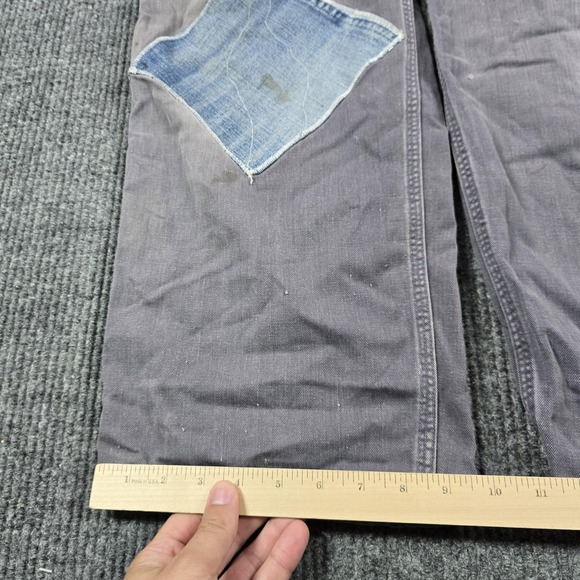 Vintage Penneys Big Mac Coveralls Mens 40L Gray Sanforized Herringbone Twill 50s - Picture 12 of 16